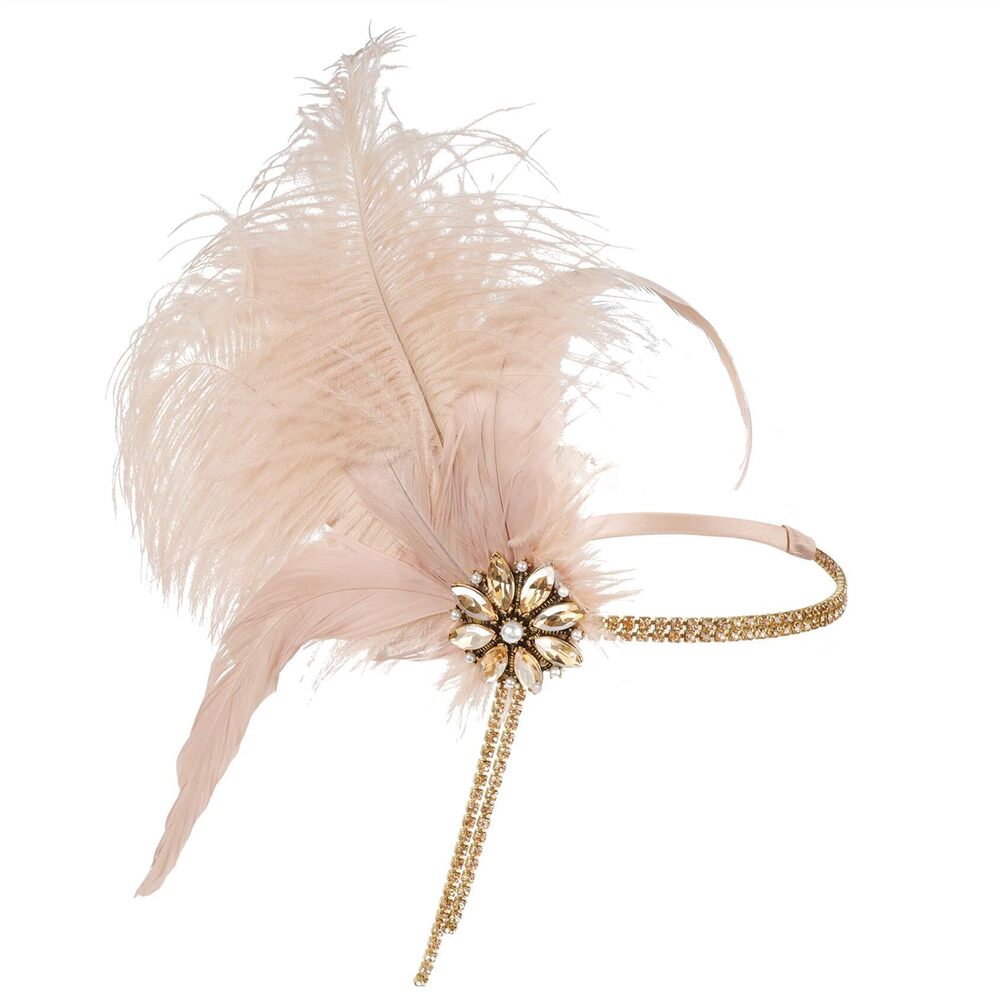 8260 Flapper Headband 1920s Accessory Roaring 1920s Headpieces Great Gatsby